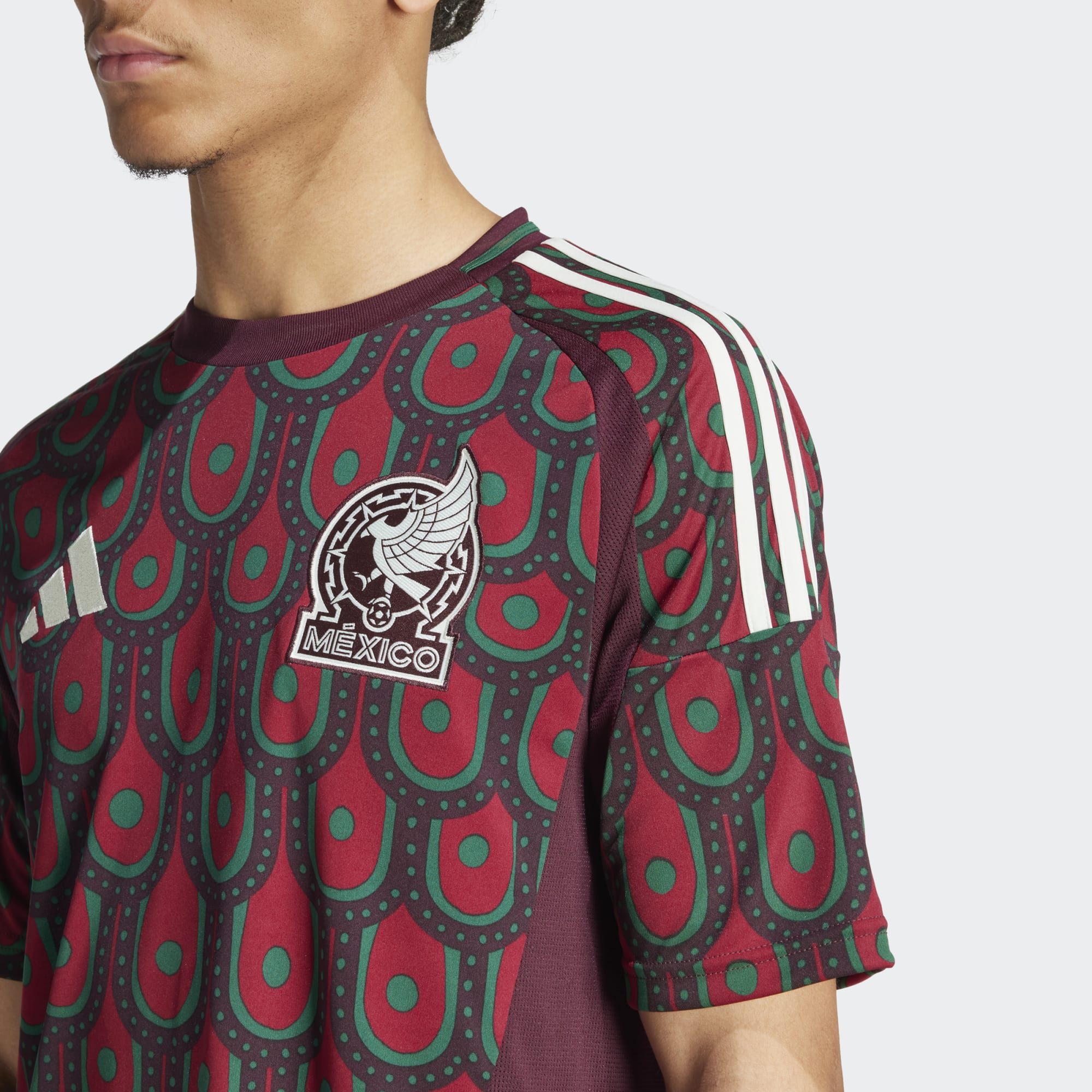 サッカー　ゲームシャツ　　ユニホーム　FMF レア　メキシコ Amazon.com : adidas Mexico 2024 Home Authentic Jersey : Clothing